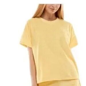 Roudelain Roudelain Soft Terry Cloth T-Shirt for women, Size XL color yellow